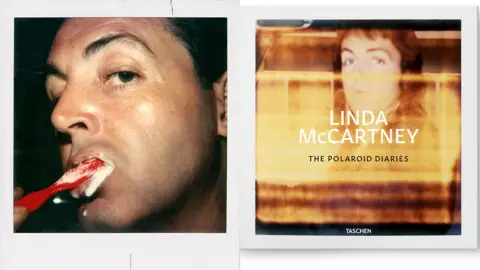 The Polaroid Diaries, Taschen Paul McCartney brushing teeth and cover of polaroid book
