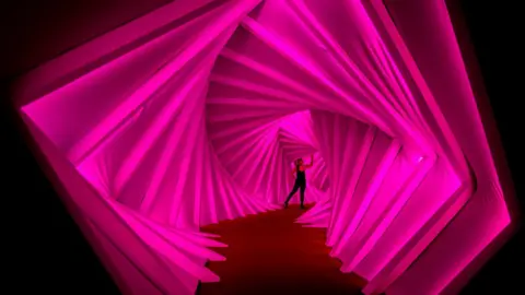 Ben Birchall Wake the Tiger installation