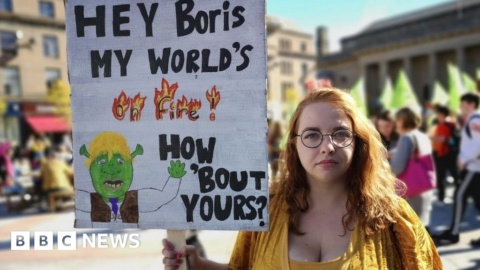 Climate change protests in Scotland: ‘It’s up to us’