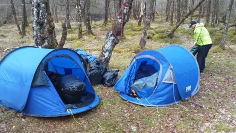 Loch Lomond & The Trossachs National Park Camp abandoned