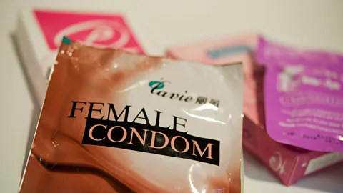 The original Danish-designed female condom has led to range of products (Phil Coomes/BBC)