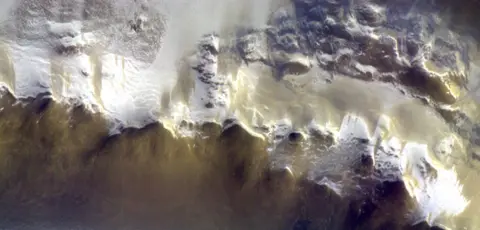 ESA/Roskosmos/CaSSIS Korolev crater