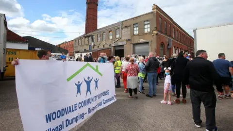 Mal McCann dump protest