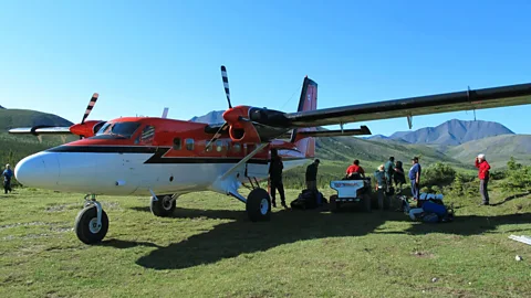 A hardy Twin Otter airplane. (Tim Johnson)