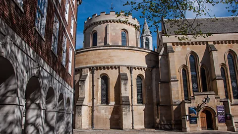 Amanda Ruggeri The circular western nave of Temple Church makes it one of four round churches remaining in Britain today (Credit: Amanda Ruggeri)