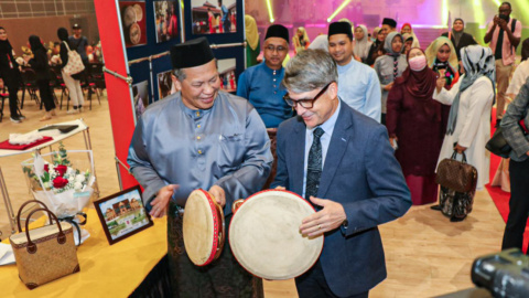 Ambassador presides over cultural preservation grant ceremony