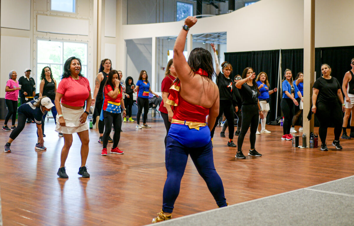 Community heroes sweat it out for a cause Community heroes sweat it out for a cause