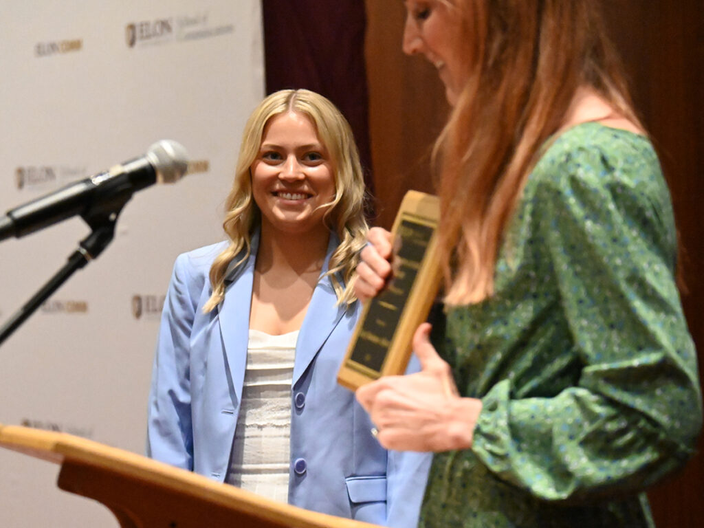 Student excellence celebrated at ElonComm awards ceremony | Today at Elon Student excellence celebrated at ElonComm awards ceremony | Today at Elon