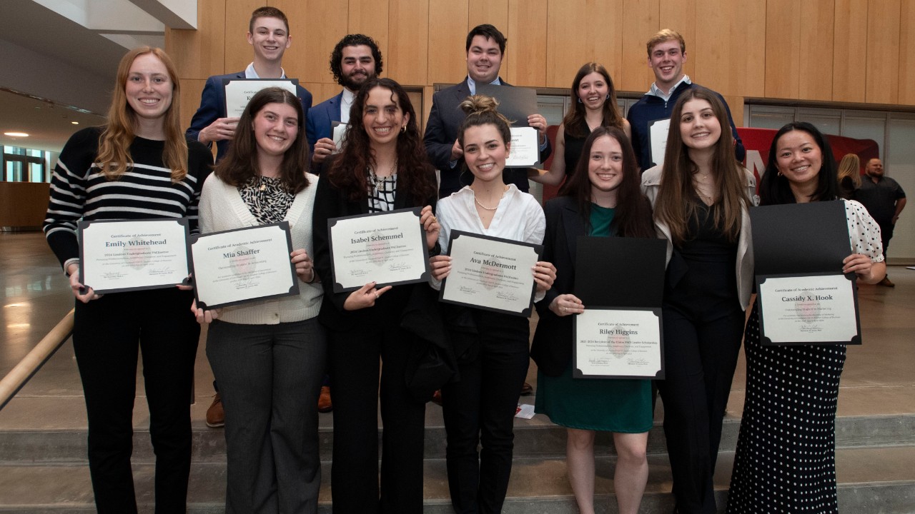 Lindner students recognized for academic excellence, achievements in co-op