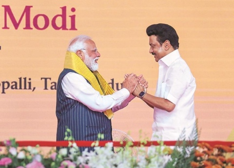 PM Modi inaugurates projects worth over Rs 20,000 cr in Tamil Nadu | India News