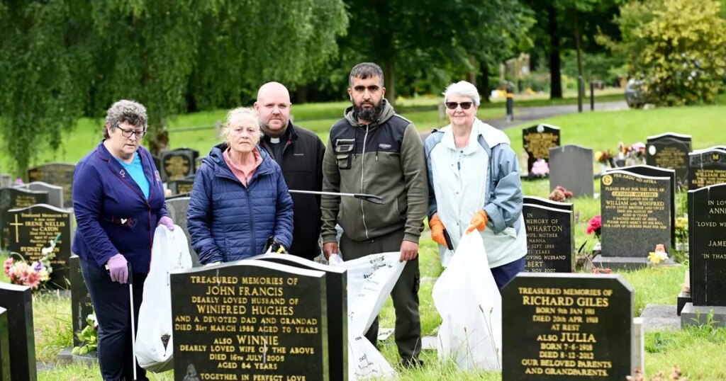 Community heroes unite to clean up ‘shoddy’ Stoke-on-Trent cemetery