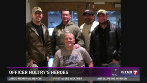 Police, community unite to renovate injured officer’s home Police, community unite to renovate injured officer’s home