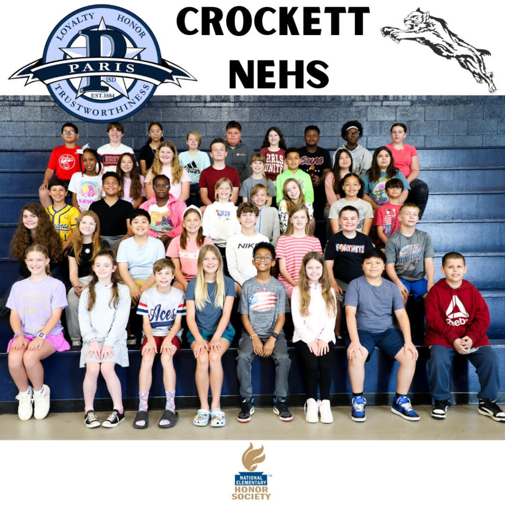 Crockett Students Inducted Into National Elementary Honor Society – EastTexasRadio.com