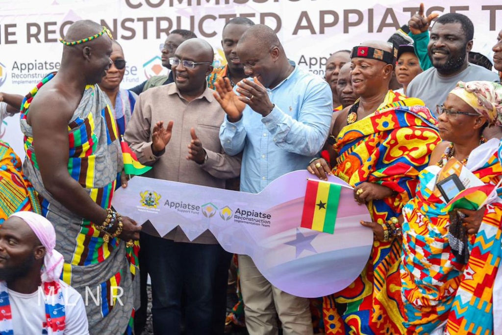 Appiatse Reconstruction Community Project: Bawumia commissions 124 housing units Appiatse Reconstruction Community Project: Bawumia commissions 124 housing units