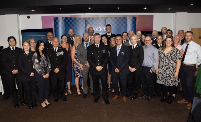 Bradford Officers and Staff Commended at District Awards  Bradford Officers and Staff Commended at District Awards