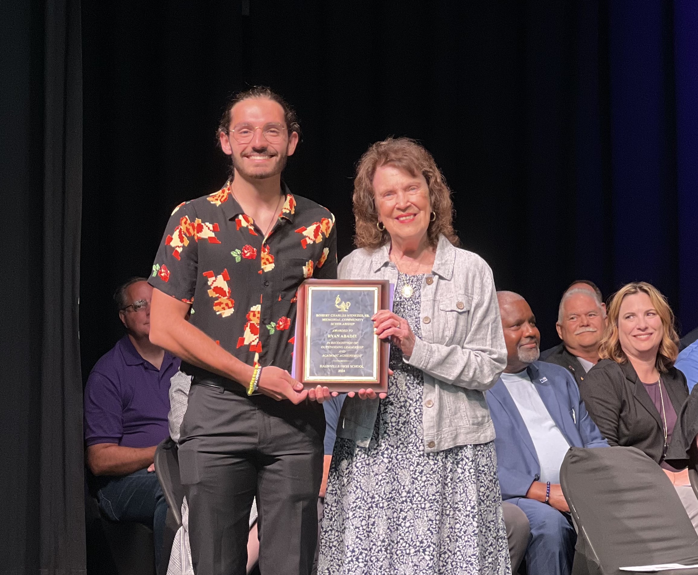 HHS senior honored for
academic prowess, athletic
achievements with scholarship HHS senior honored for
academic prowess, athletic
achievements with scholarship