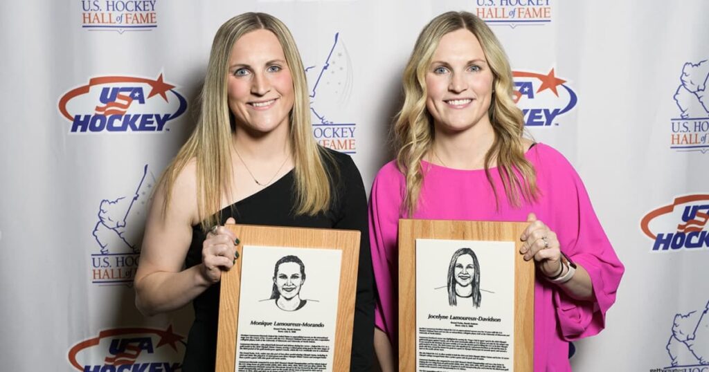 Team USA | Lamoureux Twins Share Another Athletic Achievement By Joining U.S. Hockey Hall Of Fame Team USA | Lamoureux Twins Share Another Athletic Achievement By Joining U.S. Hockey Hall Of Fame