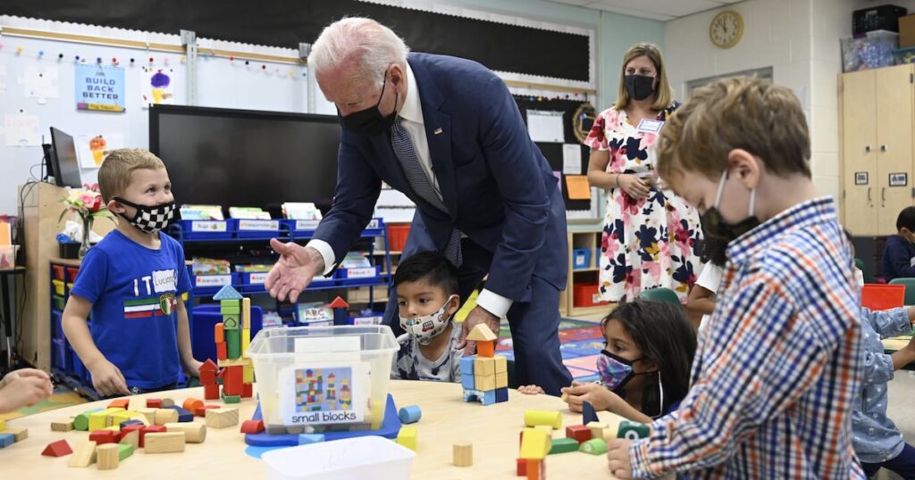 Biden urges Americans to consider tutoring in schools