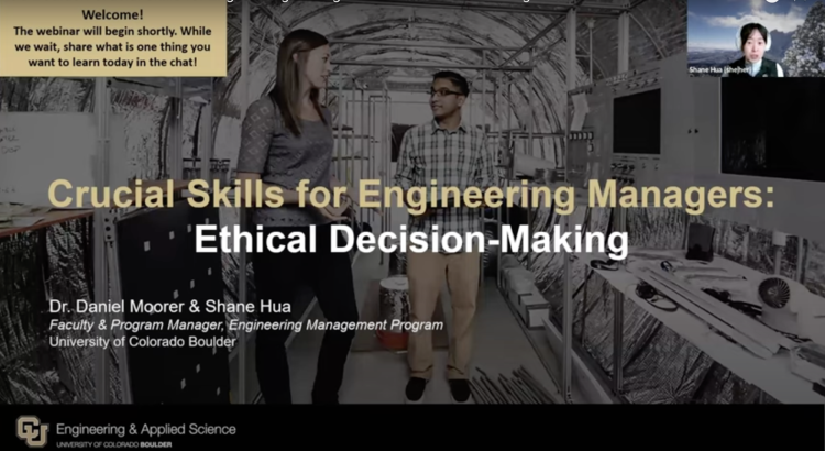 Webinar: Crucial Skills for Engineering Managers Ethical Decision Making | Lockheed Martin Engineering Management Program Webinar: Crucial Skills for Engineering Managers Ethical Decision Making | Lockheed Martin Engineering Management Program