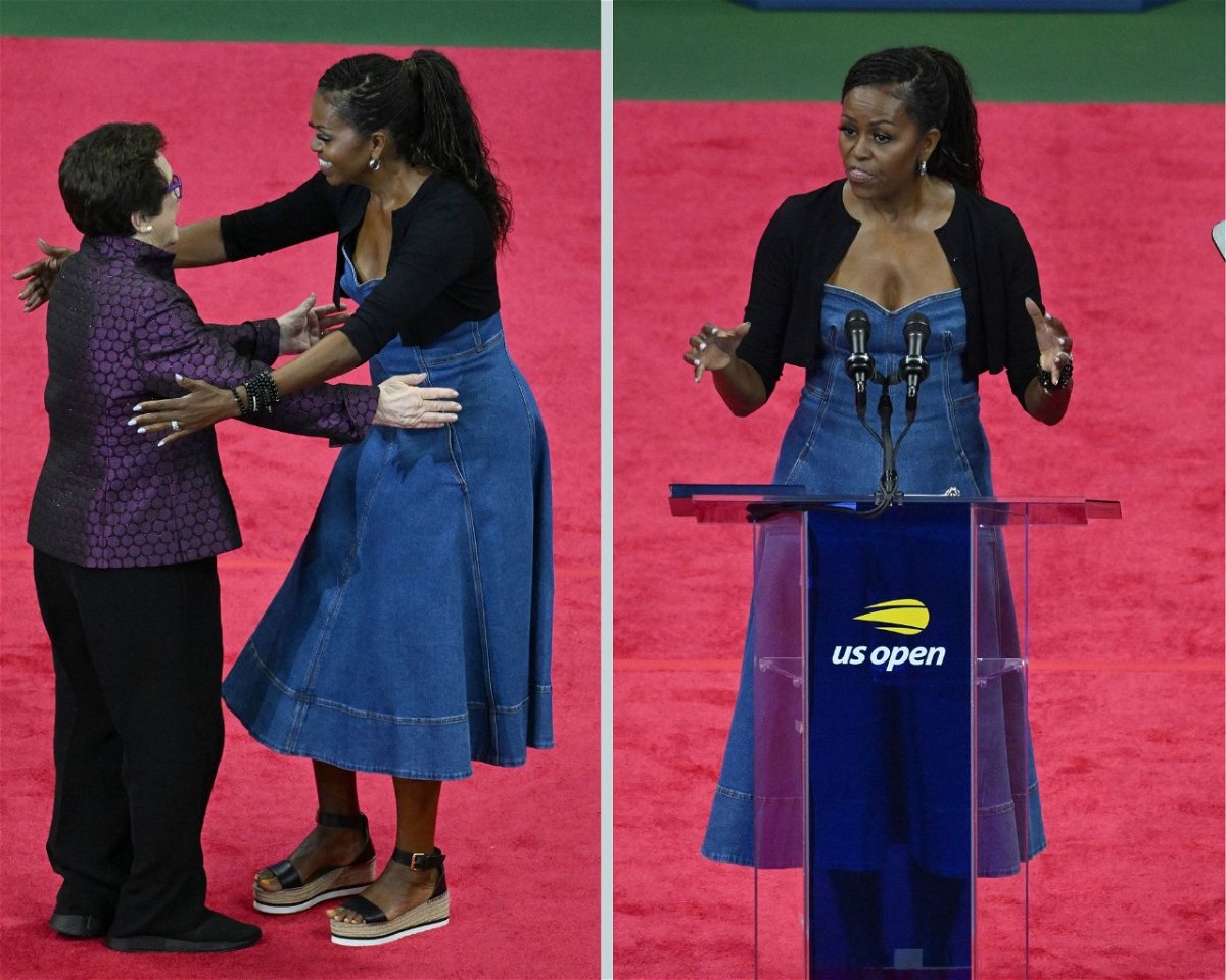 Michelle Obama Sidelines ,000,000 US Open Achievement as She Pays Stirring Tribute to American Legend Billie Jean King for Her Life-Long Efforts to Change Women’s Tennis Michelle Obama Sidelines ,000,000 US Open Achievement as She Pays Stirring Tribute to American Legend Billie Jean King for Her Life-Long Efforts to Change Women’s Tennis