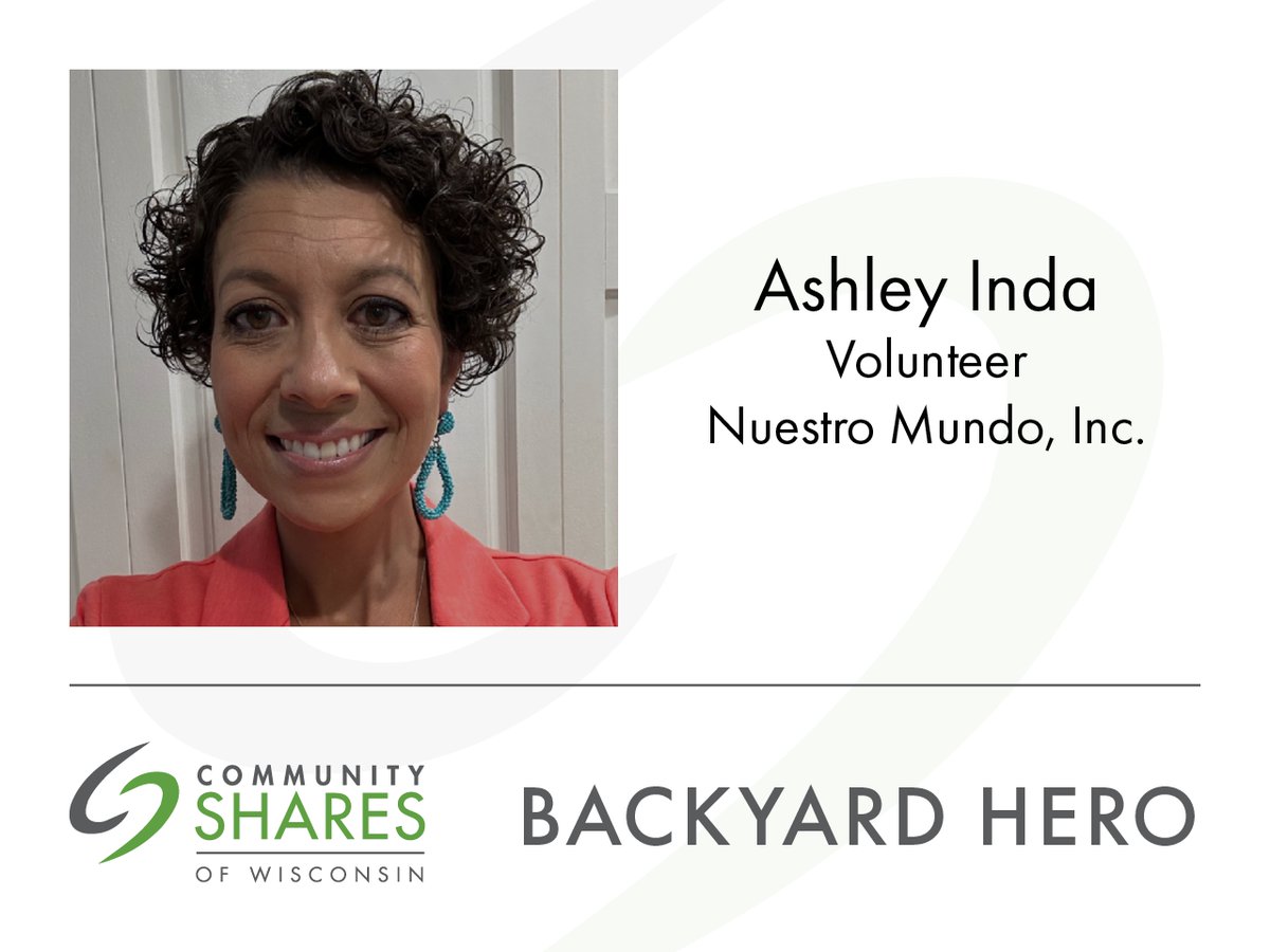 Community Shares of Wisconsin Backyard Hero: Ashley Inda – Isthmus Community Shares of Wisconsin Backyard Hero: Ashley Inda – Isthmus