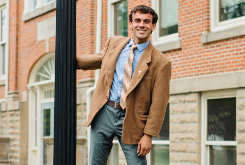 Future teacher and motivator models himself after mentors