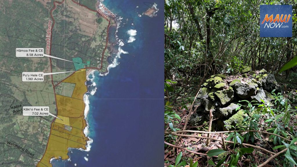 8.6 acres at Hāmoa, Maui forever protected for cultural preservation, stewardship : Maui Now