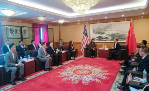 Secretary for Social Affairs and Culture Ao Ieong U leads a delegation to San Francisco, United States, for exchange activities