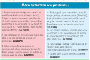 Children encouraged to showcase creativity, talent to cope with home confinement in Seychelles