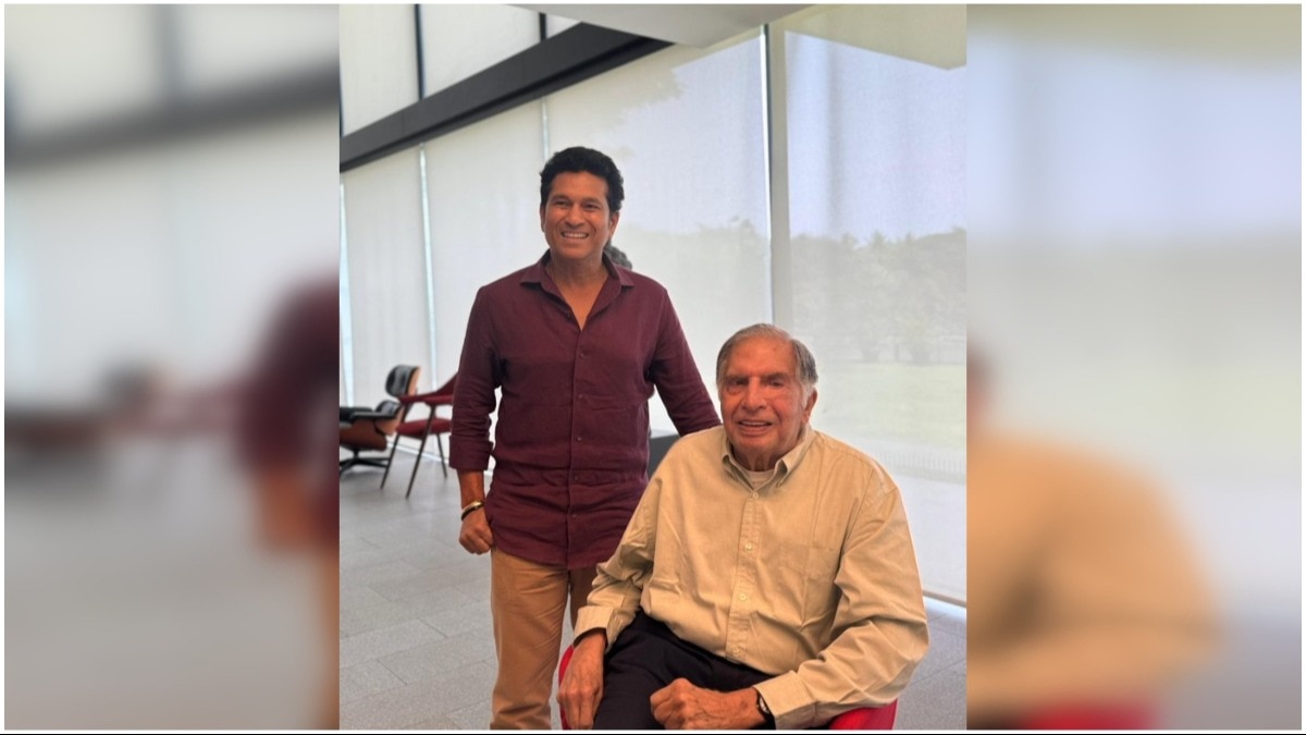 Sachin Tendulkar and Ratan Tata bond over cars, philanthropy and furry friends