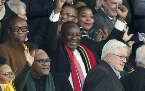 WATCH | Ramaphosa compares adversity Boks faced in retaining World Cup to SA’s economic challenges