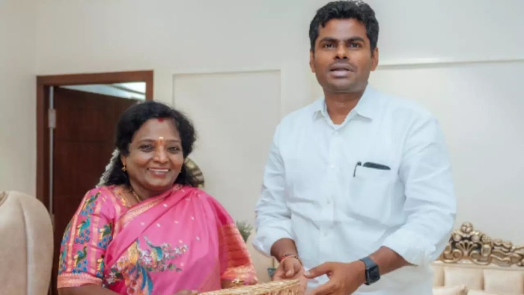 Annamalai Praises Tamilisai For Her Hard Work And Dedication To The Party Annamalai Praises Tamilisai For Her Hard Work And Dedication To The Party