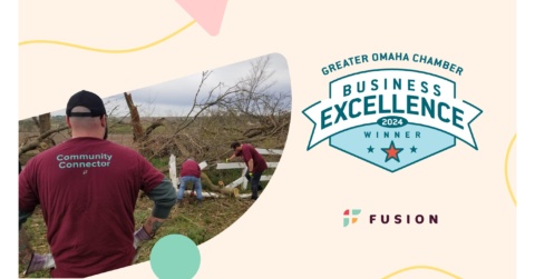 Fusion Honored with Philanthropy Award from Greater Omaha Chamber