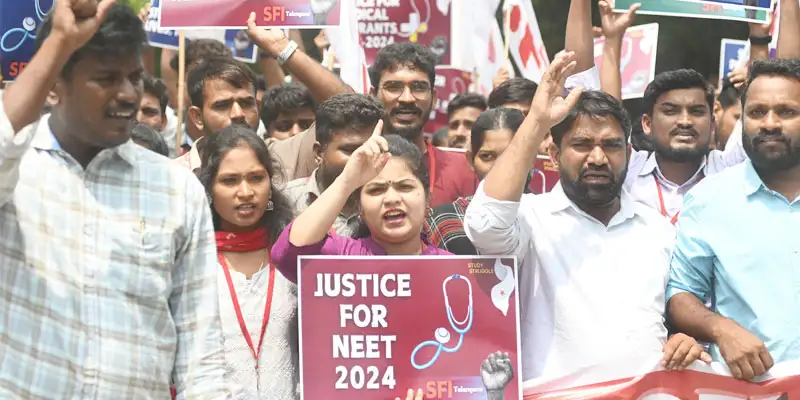 NEET aspirants demand retest for all candidates to ensure equal opportunity based on merit