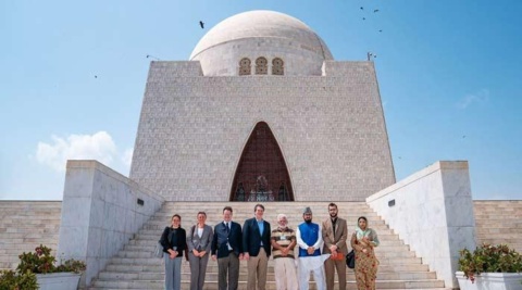 US envoy Andrew Schofer visits Karachi to strengthen cultural ties, maritime security