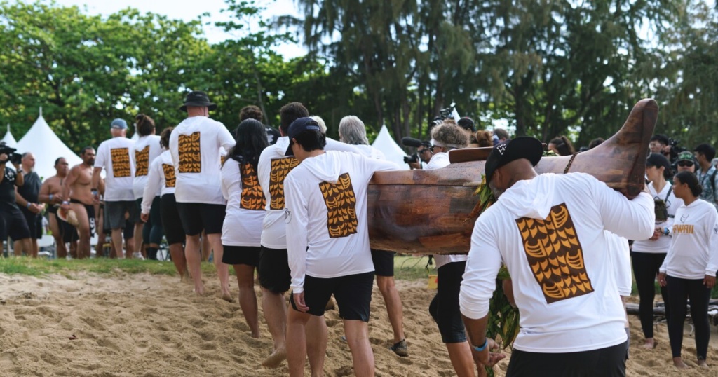50 years of Pacific cultural exchange on display at FestPAC waʻa ceremony 50 years of Pacific cultural exchange on display at FestPAC waʻa ceremony