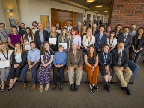 Westfall Scholars of spring 2024 celebrate their academic accomplishments