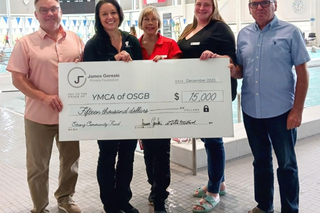 YMCA of Grey Bruce receives ,000 donation YMCA of Grey Bruce receives ,000 donation