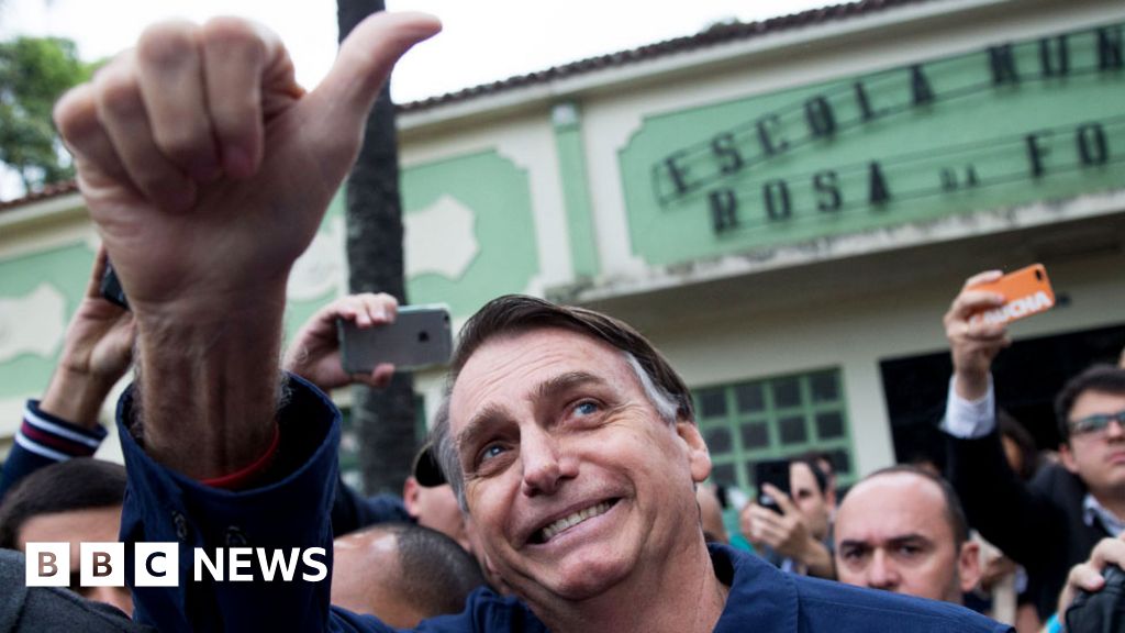 Far-right candidate wins first round of Brazil election Far-right candidate wins first round of Brazil election