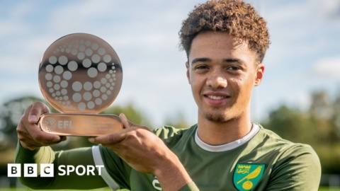 Jamal Lewis: Norwich City left-back wins EFL Young Player of the Month award