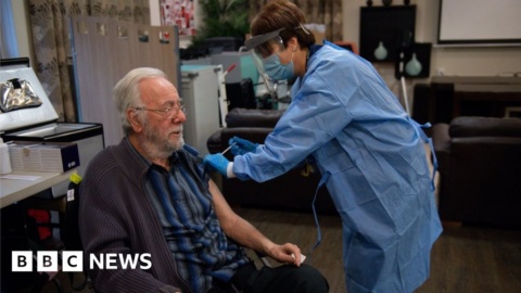 Care home vaccine ‘milestone’ reached in England