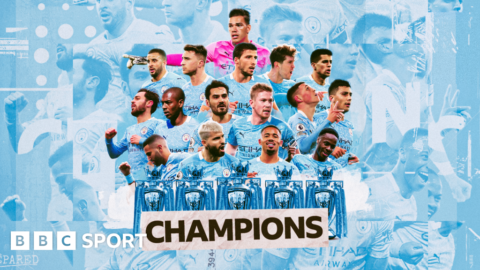 Manchester City win Premier League title after Manchester United lose to Leicester