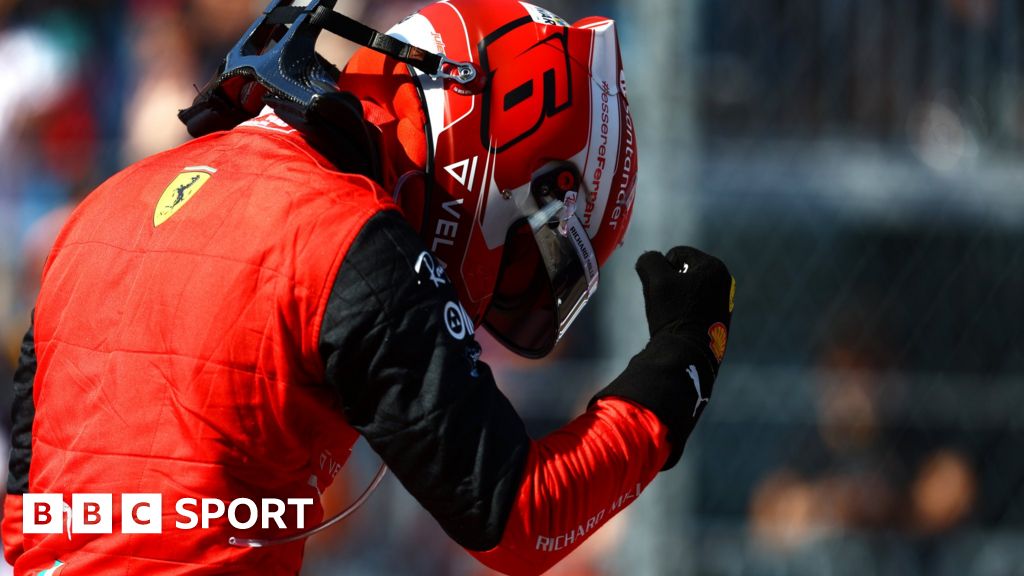 Miami Grand Prix: Charles Leclerc on pole as Ferrari take front row lock-out