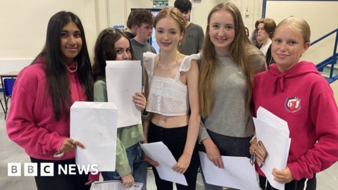 Wales’ top grades drop but improvement on 2019