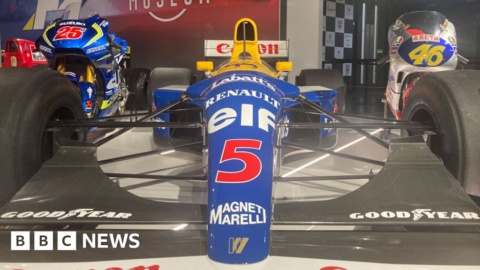 Iconic F1 cars on display at Silverstone