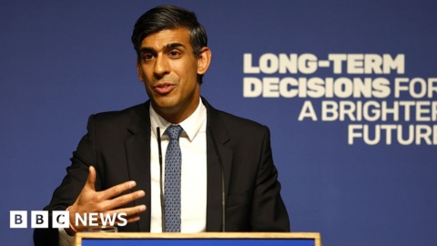 Rishi Sunak says AI has threats and risks