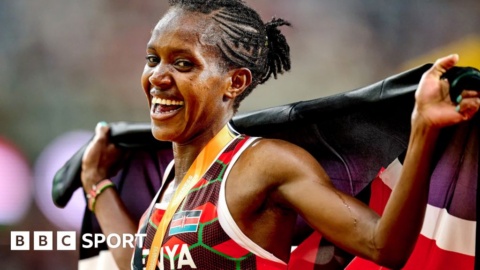 Faith Kipyegon: Kenyan runner on patience and self-belief in a record-breaking 2023 season