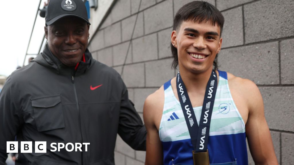 Louie Hinchliffe: GB sprint star achieves Olympic dream with help of Carl Lewis