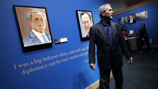 George W Bush exhibition: Five artistic politicians George W Bush exhibition: Five artistic politicians