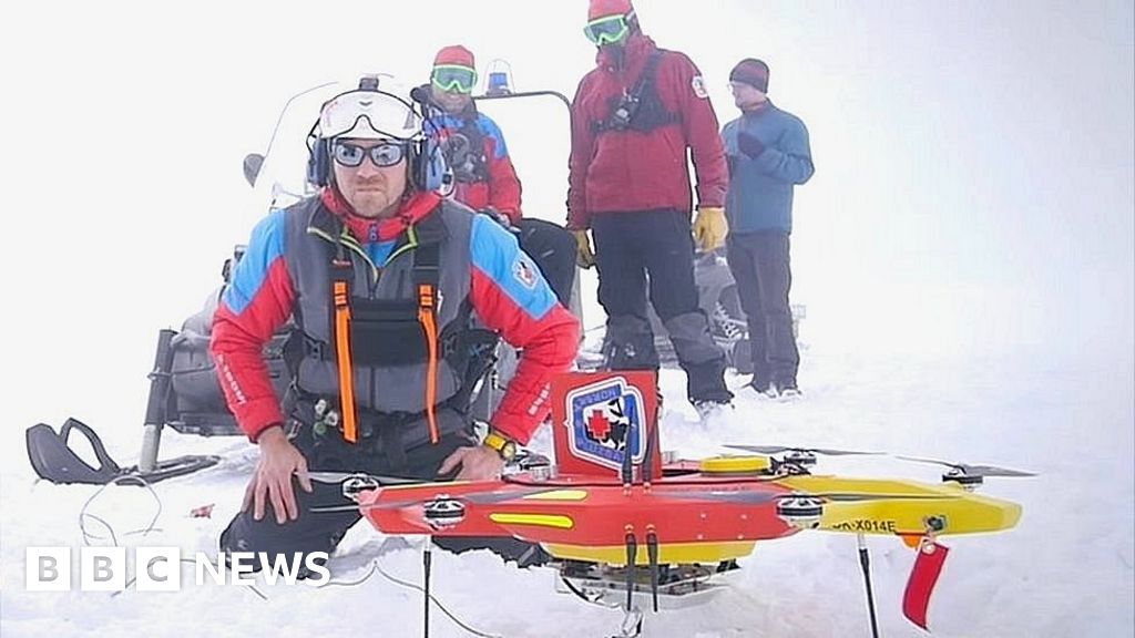 The snow patrol drones saving skiers from an icy death